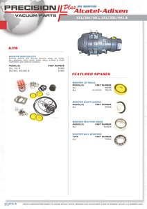 Voyant (plastique) avec joint, Alcatel-Adixen, Precision Scientific, Varian-Agilent, Pièce# 83546PP